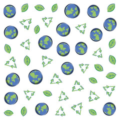 Isolated sustainability background design vector ilustration