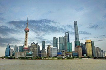 Fototapeta premium skyline from shanghai