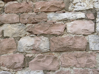 wall texture of brown stones
