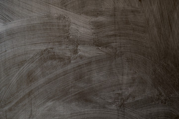 close up of a black dirty chalkboard