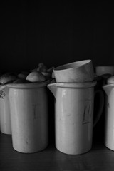 Test tube flasks and chemical reagents in the laboratory