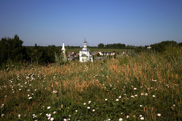 Obraz premium Summer city landscape in Suzdal Russia
