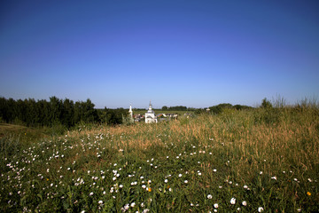 Obraz premium Summer city landscape in Suzdal Russia