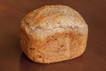 homemade wholegrain and hazelnut bread