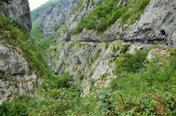 Gorge in the mountains