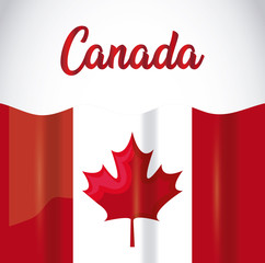 flag of canada patriotic icon