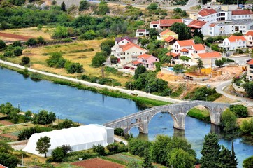 Old bridge over the river