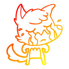 warm gradient line drawing