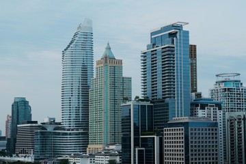 Fototapeta na wymiar Bangkok cityscape background