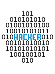 rund kreis hacker 10010101 Zahlen muster computer programmieren nerd sprache internet geek online logo design cool technik reihen viele