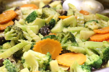 Fried mixed vegetables - Thai food style