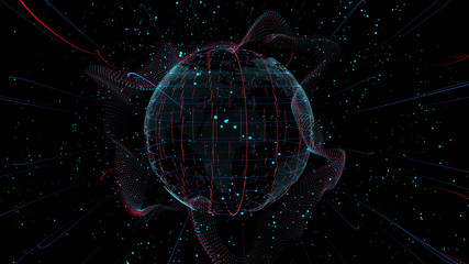 Future digital technology, network communication data and earth network communication