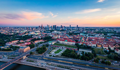 Warszawa © Drone in Warsaw