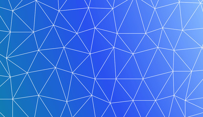 Abstract illustration with an elegant triangles. Template for your banner. Vector illustration. Creative gradient color