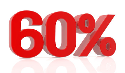 sixty percent 3D rendering