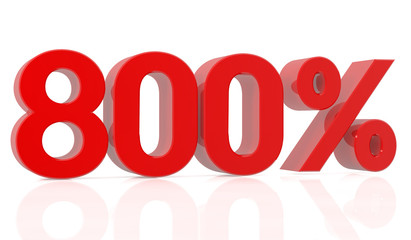 eight hundred percent 3D rendering