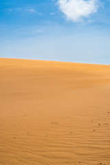 Beautiful views, Desert Sand Mountain Scenery, sand dunes