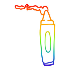 rainbow gradient line drawing cartoon coloring crayon