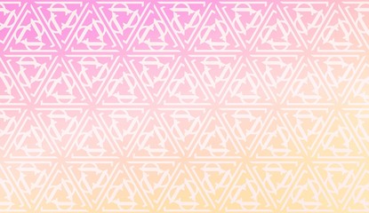 Fototapeta premium Vector Design. Illustration With Triangles Line. Modern Decorative Background. Pastel gradient color