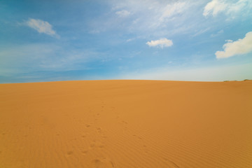 Beautiful views, Desert Sand Mountain Scenery, sand dunes