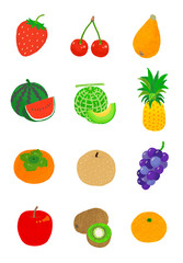 四季の果物　Fruits of the four seasons