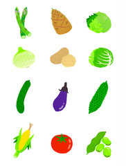 春夏野菜　Spring and summer vegetables