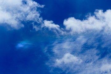 美しい彩雲と空