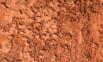 Rocks in the desert at Twyfelfontein world heritage rock engravings site in Damaraland Namibia....