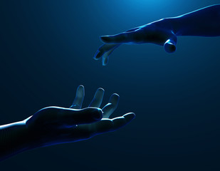 Digital technology finger, information transfer and artificial intelligence system