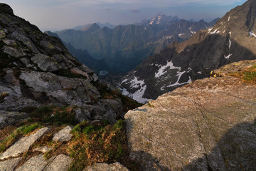 Beautiful scenery of the High Tatras mountains in Slovakia
