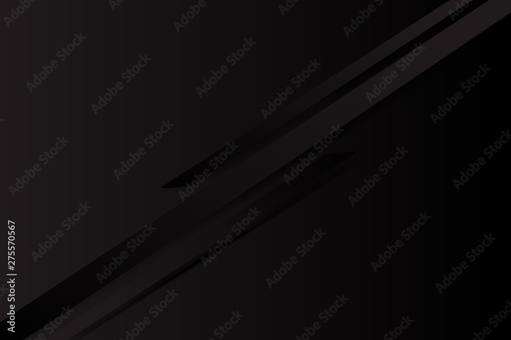 Canvas Prints black background overlap layer dimension with line design for modern background or website