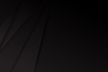black background overlap layer dimension with line design for modern background or website