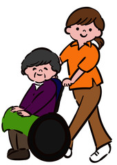 介護職＿車椅子