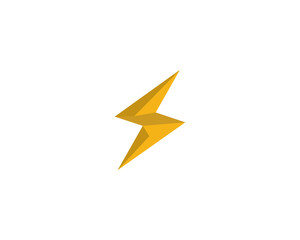 Lightning Logo Template vector icon illustration design