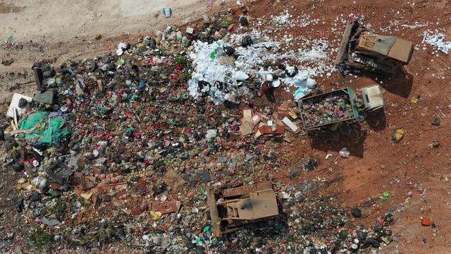 Plastic pollution crisis. Trash sent to Malaysia for recycling is instead dumped in a giant garbage mountain	