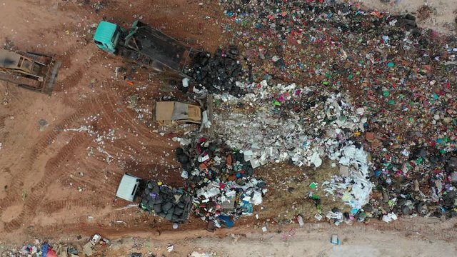 Plastic pollution crisis. Trash sent to Malaysia for recycling is instead dumped in a giant garbage mountain	