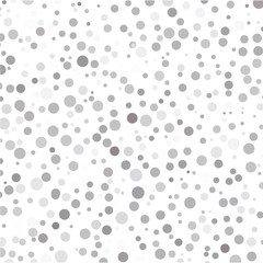 Gray bubbles on white background 