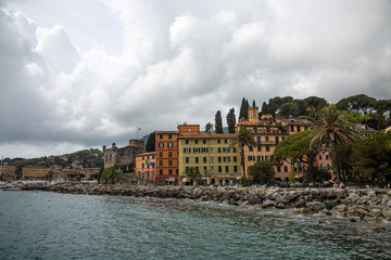 The shore of Santa Margherita Ligure