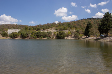 Waterfalls of San Agustín Ahuehuetla, the avocado, Puebla, Mexico