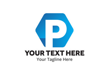 p logo creative design in flat style with color , initial p logo creative for identity and community