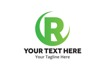 r logo creative design in flat style with color , initial r logo creative for identity and community