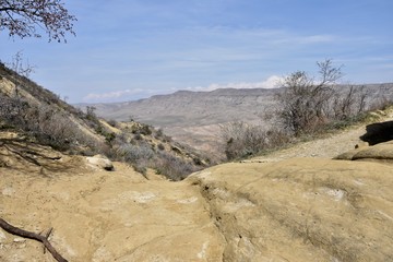 Hiking Trail View near David Gareja Monastery, Georgia