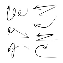 sketch arrows set