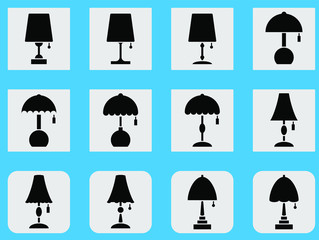 Perfect pixel icon, set the lamp icon in the room.