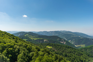 Fototapeta na wymiar Summer landscape from Rhodope mountain, Bulgaria
