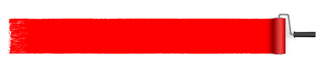 paint roller concept with marking