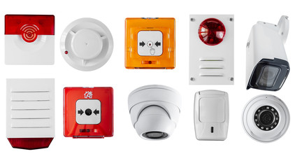 A set of security systems and fire safety systems.