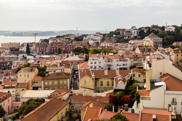 Fototapeta na wymiar view of the old town, Lisbon, Portugal