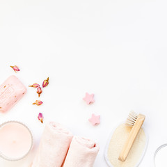 Spa, beauty cosmetics and body care treatment