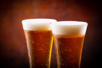 ビールで乾杯